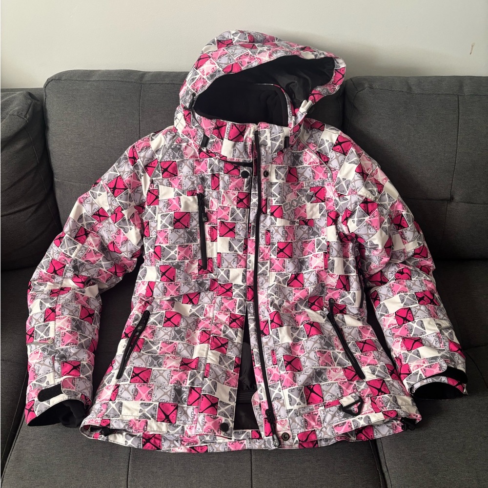 CKX Pink & White Snowmobile/Ski jacket
